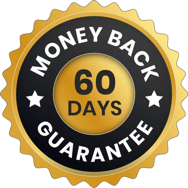 60 days money back guarantee badge